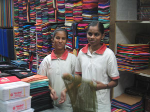 friendly shop assistants