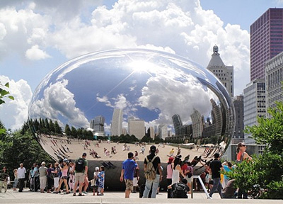 Cloud Gate, A sculpture by Anish Kapoor