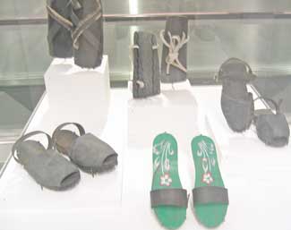Sandals made from old tires